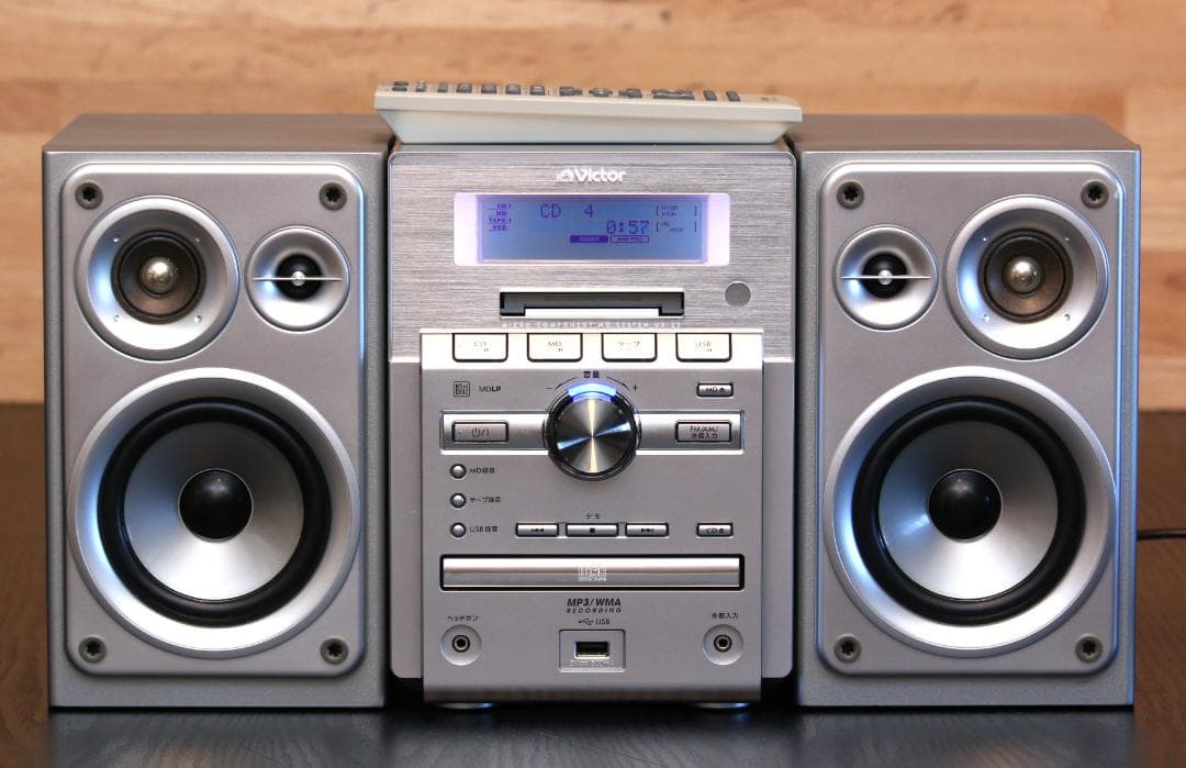 VICTOR UX-Z2 CD/MD/TAPE/USB/TUNER ミニコンポ