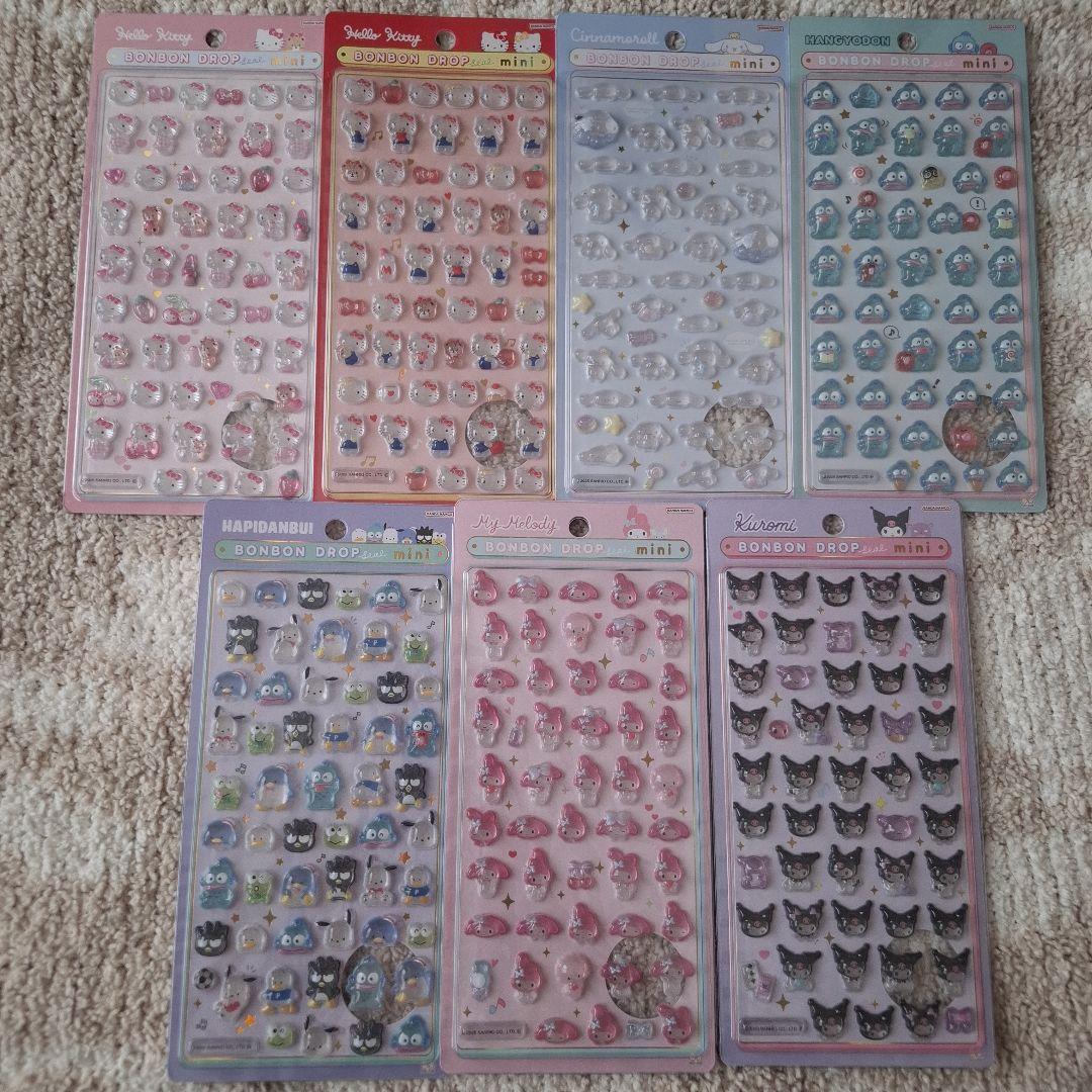 SANRIO　BONBONDROPseal mini 7枚セット