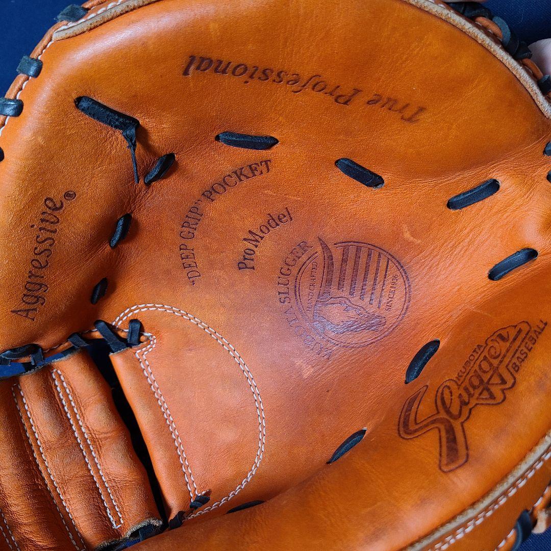 久保田スラッガー 少年用軟式キャッチャーミットJCSR 右投げ用 Fオレンジ