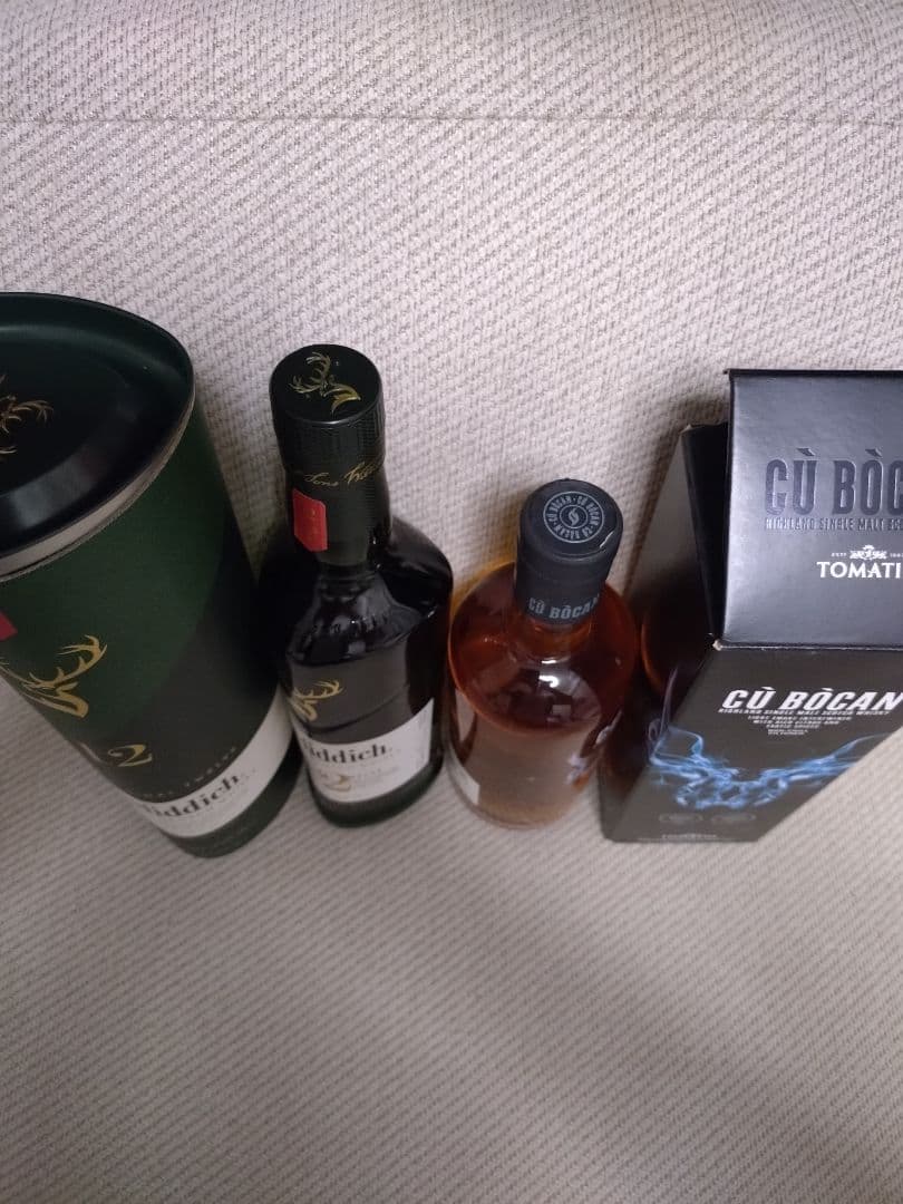 シングルモルト　グレンフィディック12年、トマーティン クボカン