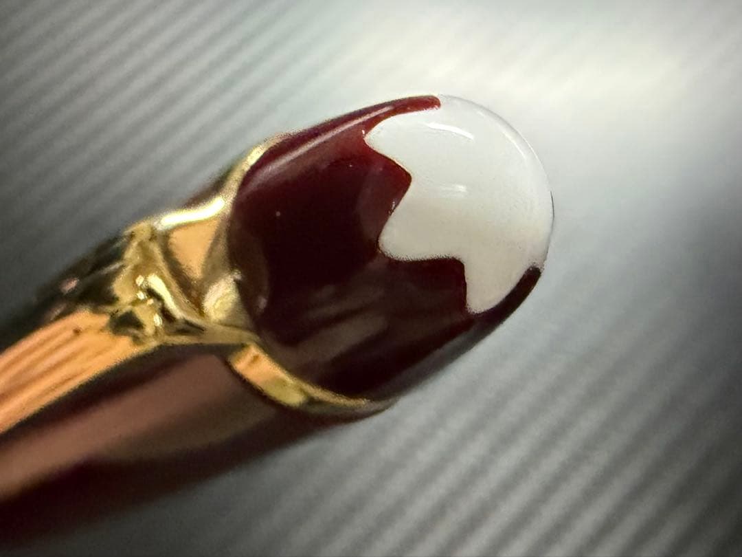 未使用に近い モンブラン 144 ボルドー 全金 M 中字 万年筆