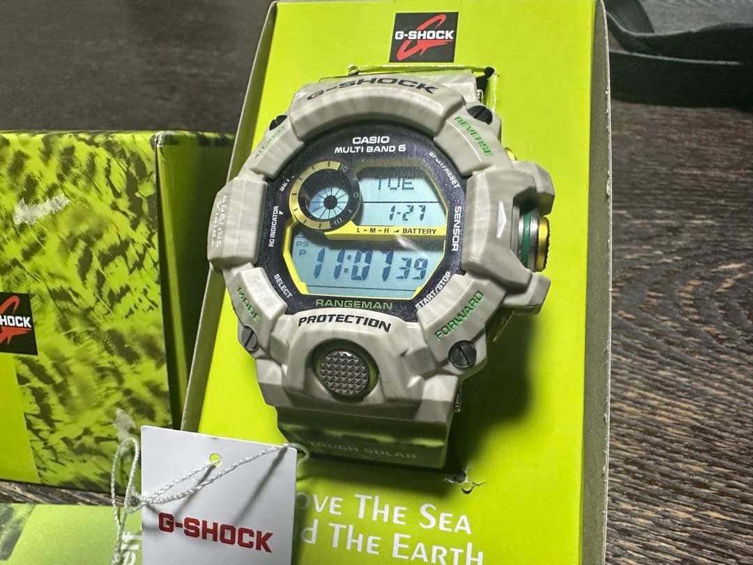 未使用 付G-SHOCK GW-9404KJ-3JR レンジマン　CASIO