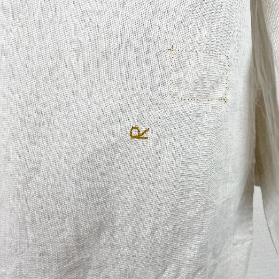 ♪美品♪ 45R 綿麻シャンブレーのカシュクール