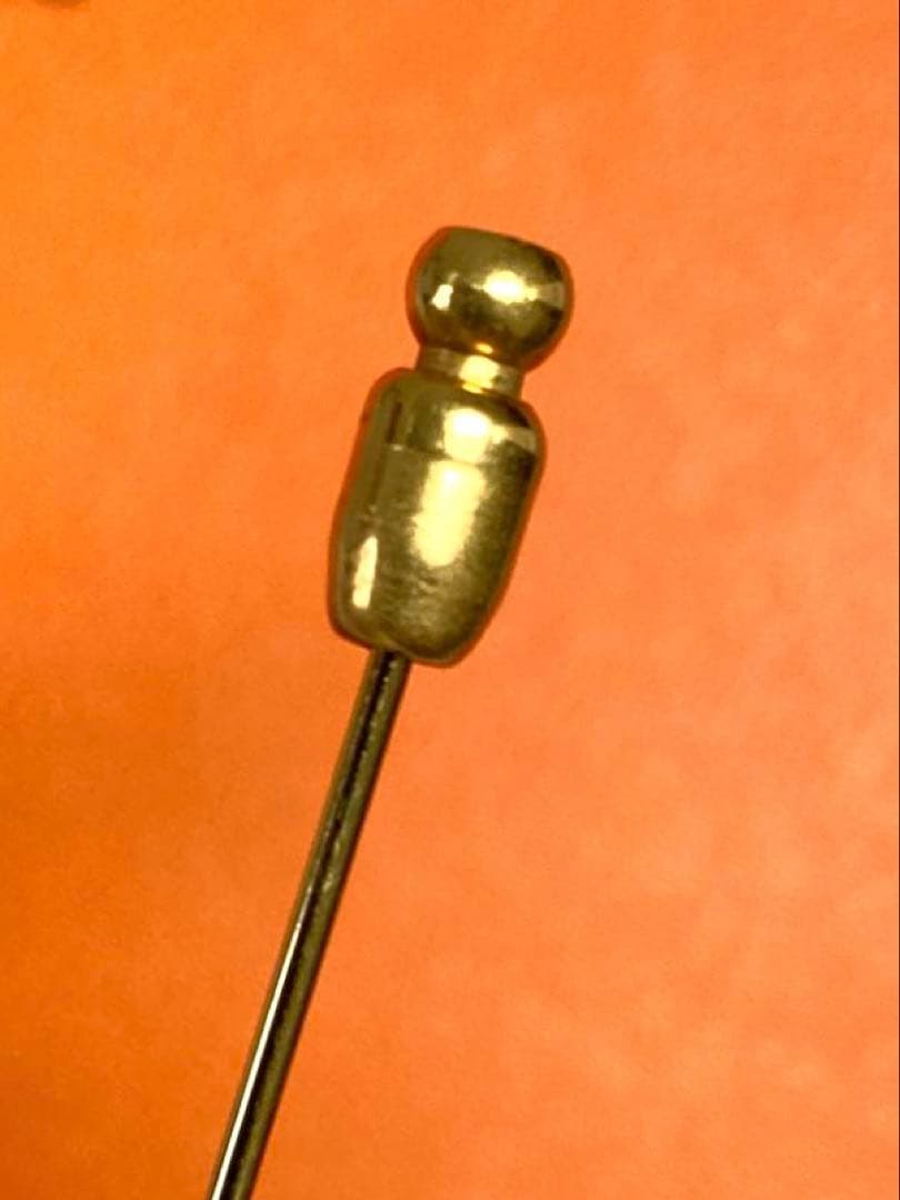 美品 HERMES エルメス セリエ ピンブローチ ピンバッジ ゴールド 箱付き