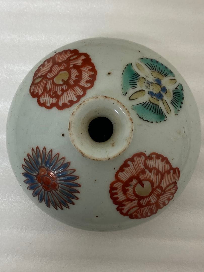 3-3036 平佐赤絵　油壺