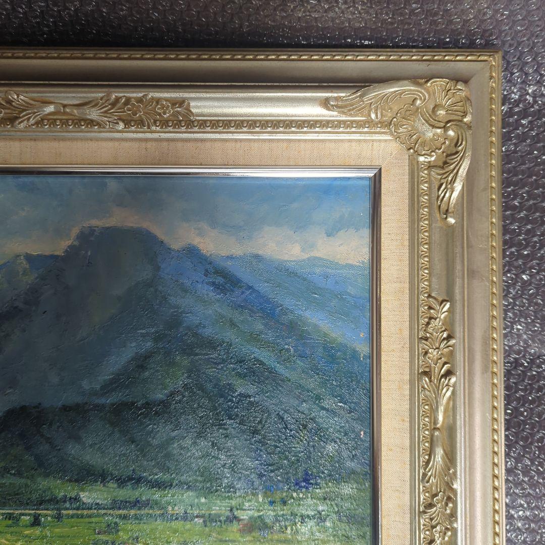 F8号油彩画（中古額縁入り)No.66