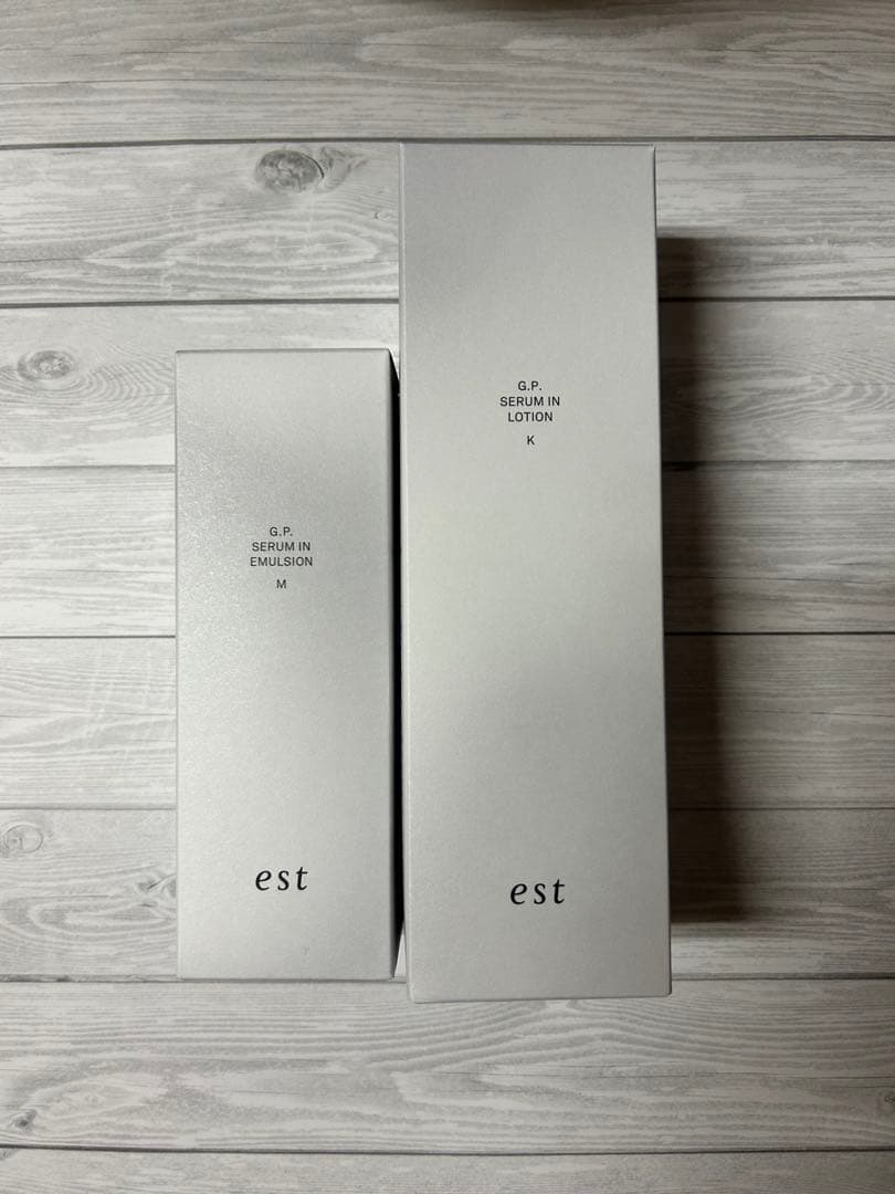 est G.P. SERUM IN セラムイン 化粧水Kと乳液M セット