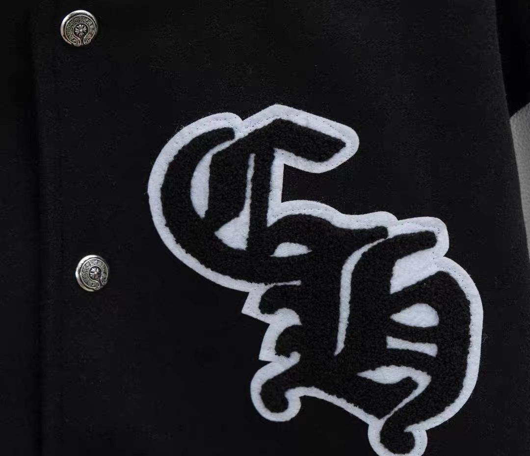 クロムハ一ツ　スタジャンブラックホワイト