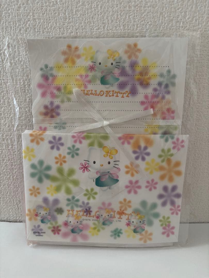 2000年　レトロ　新品　ハローキティ　レターセット　フェアリー　レア