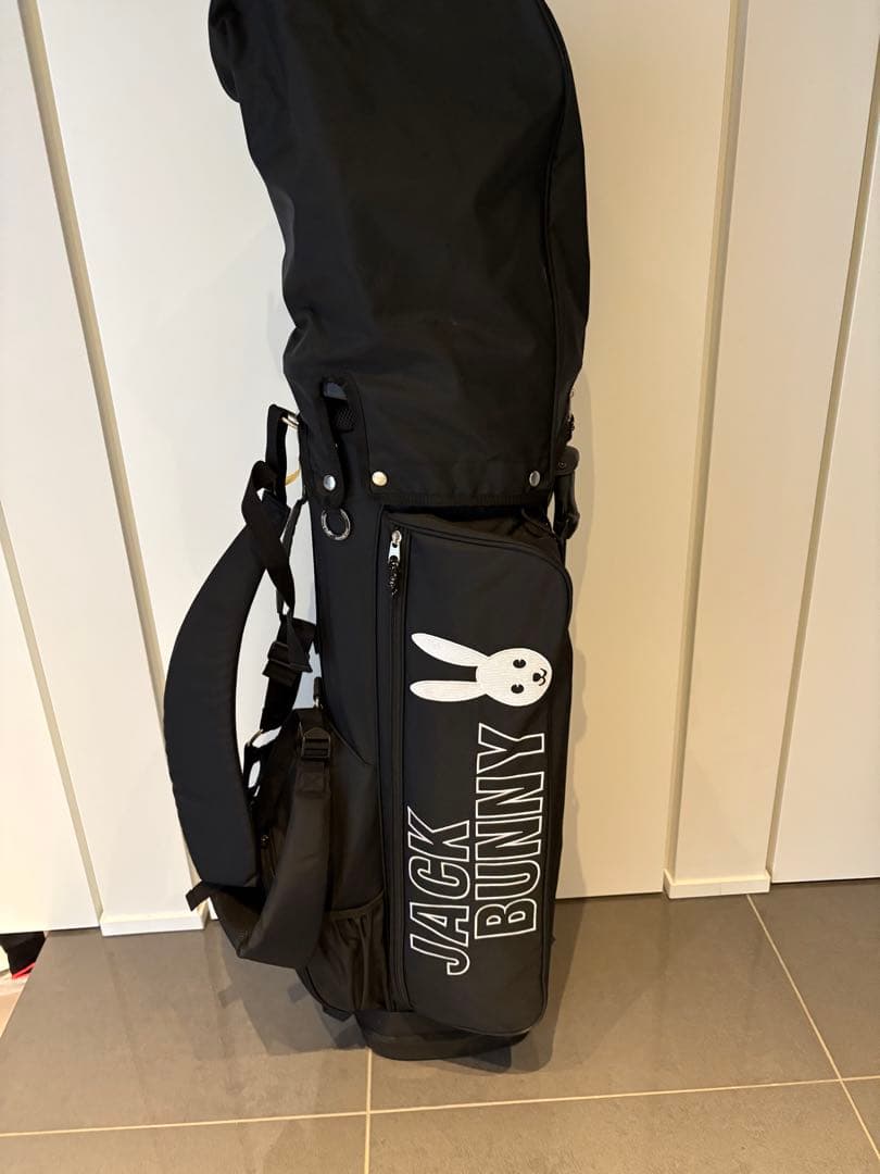 JACK BUNNY ゴルフバッグ・キャディバッグ ブラック　クラブセット