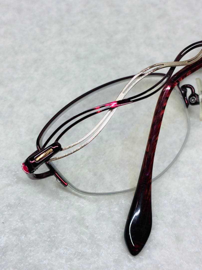 M4）美品 K18PG 18金 ピンクゴールド Dec メガネ 老眼鏡 フレーム