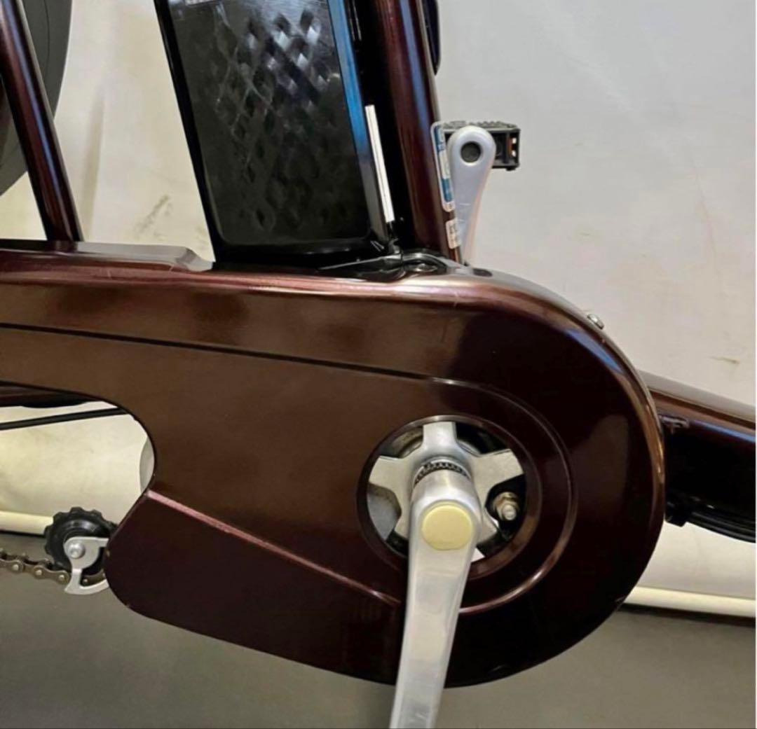 1年保証 送料無料　新型　パナソニック　ギュットミニ　茶色　電動アシスト自転車