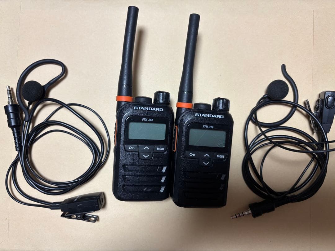 STANDARD FTH-314 特定小電力トランシーバー 2台（台数増減可）