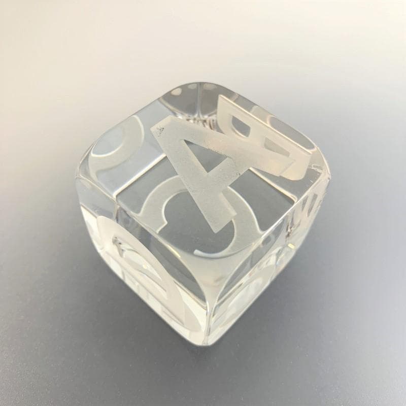 バカラ　Baccarat クリスタルのキューブ・ビルディングブロック