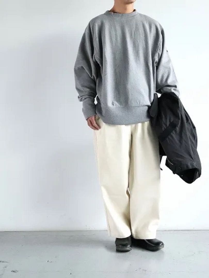 OUTIL（ウティ） MAILLE APT Heather Gray スウェット