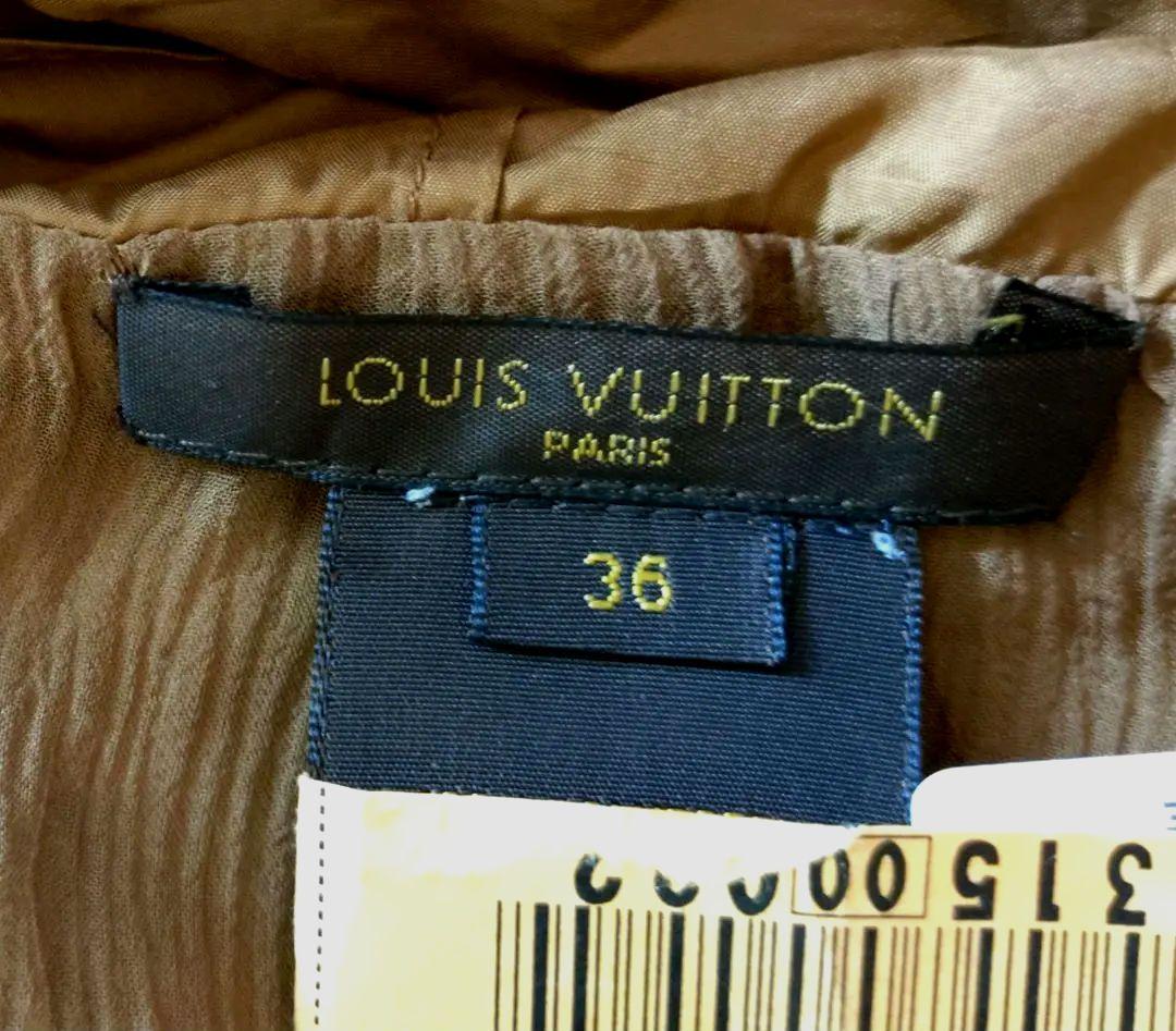 【LOUIS VUITTON】モノグラム柄レース キャミソール 36 美品
