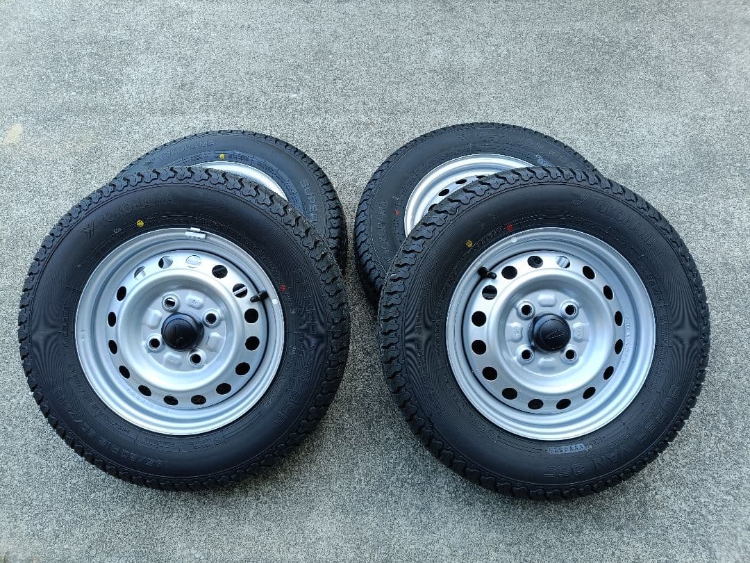 ダイハツ　ハイゼット　純正タイヤホイール　新車外し　4本セット