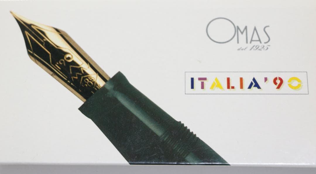 超貴重オマス 　イタリア '90グリーン　万年筆・ボールペン等３本セット良品