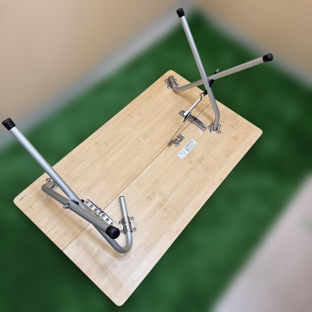  peak ワンアクションローテーブル 竹 LV-100TR