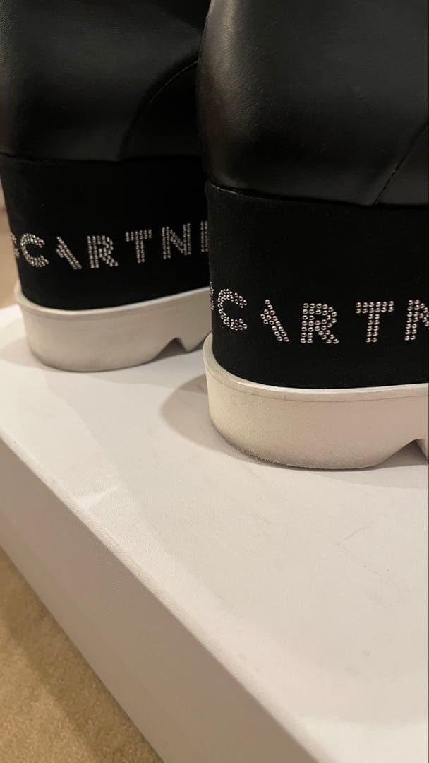 STELLA McCARTNEY ブラック厚底シューズ