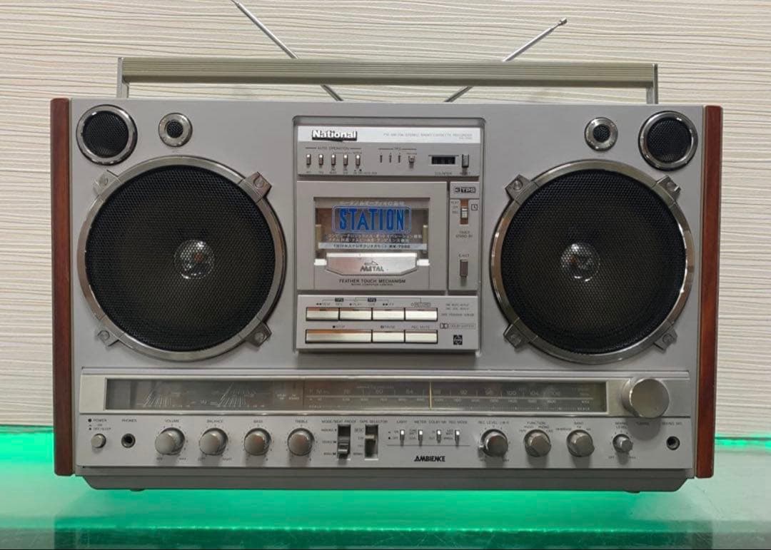 美品BLT変更可能ナショナル　RX-7000 ラジカセメンテナンス済み ラジオ