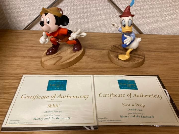 wdcc ジャックと豆の木2点セット　ミッキー　ドナルド