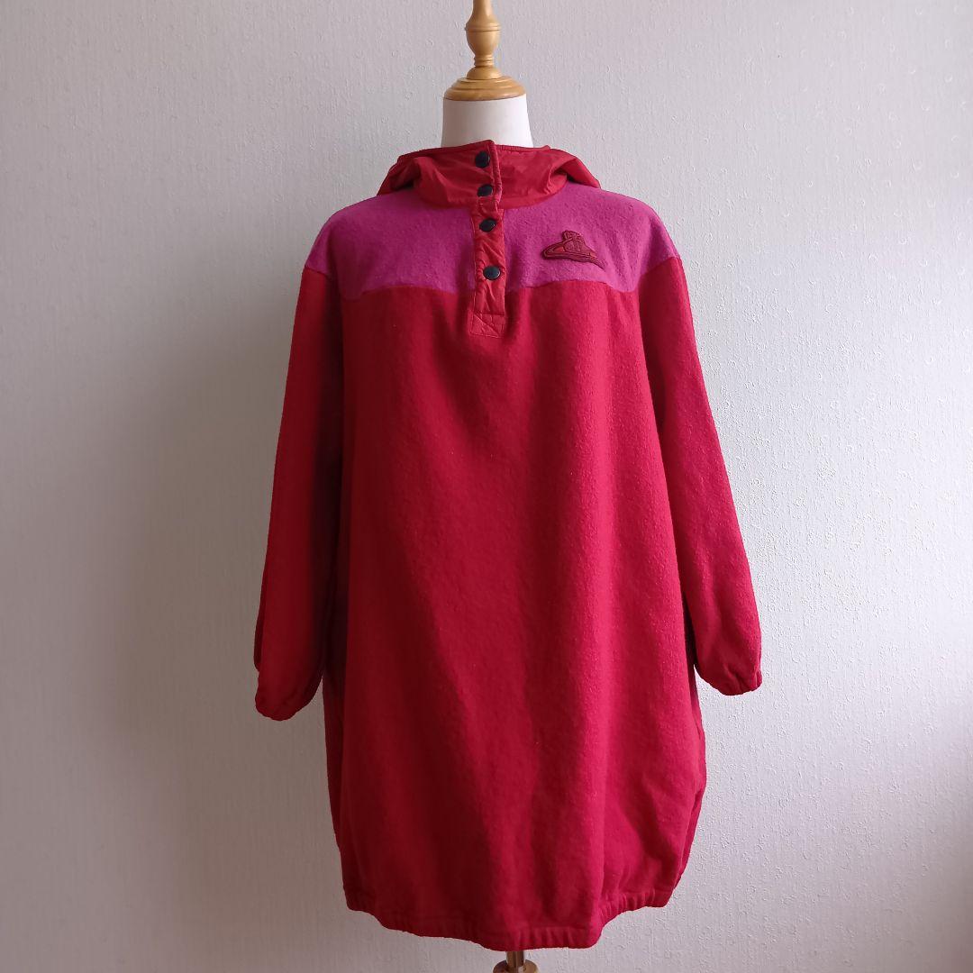 Vivienne Westwood ウールブークレーバレルブロッキングフーディー