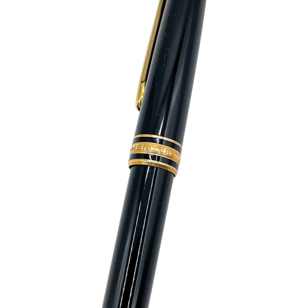 良品 モンブラン マイスターシュテュック 万年筆 黒 ブラック 金 ユニセックス