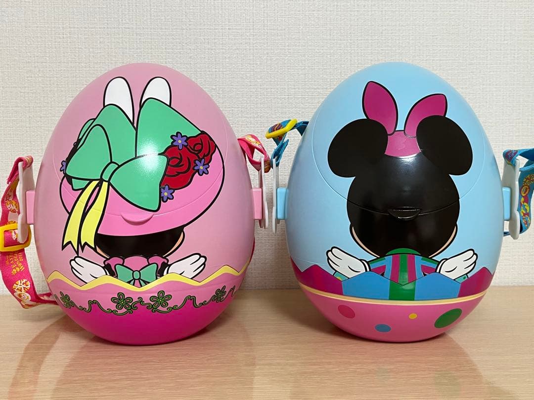 ミッキー&ミニーちゃん　ポップコーンバケット　イースターエッグ 2個セット