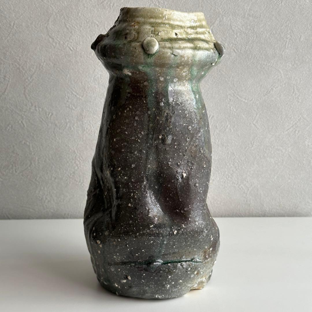 古谷道生 伊賀 花器 伊賀花入 「宙のグラス」共箱