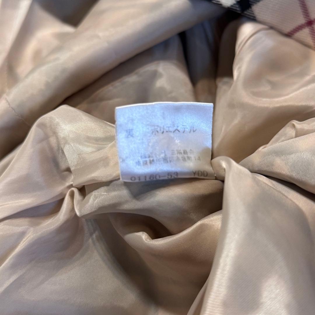 バーバリー　ブルーレーベル　ノバチェック　ノースリーブ　ワンピース　38