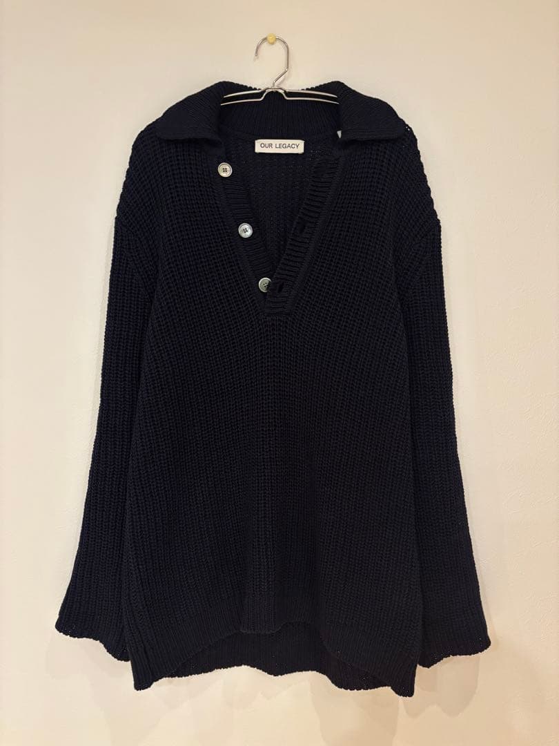 our legacy big piquet ニット ポロ　44