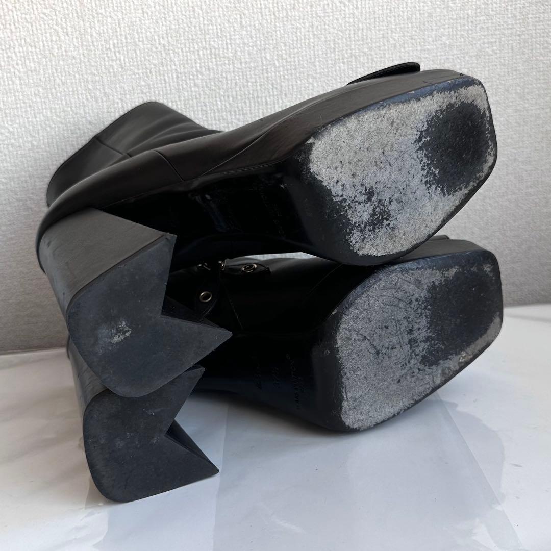 ルイヴィトン　シェイクライン　LV 厚底　アンクルショートブーツ　ブーティ