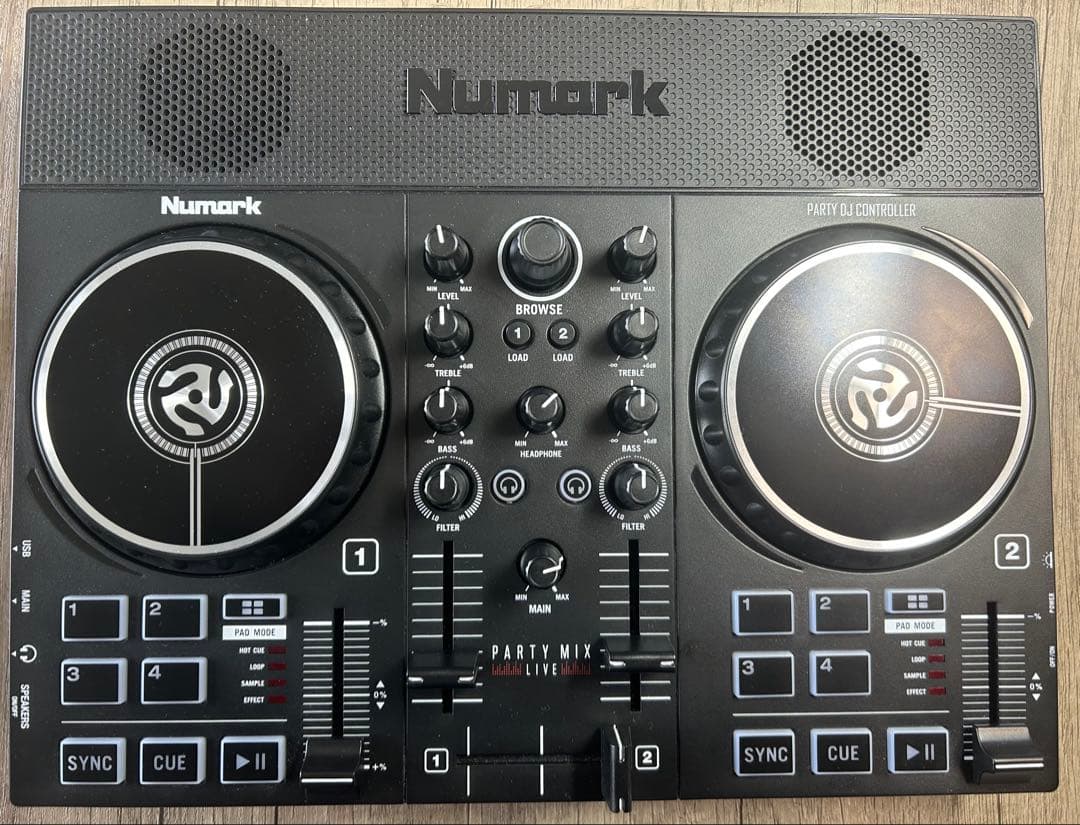 【購入者決定済】Numark Party Mix DJコントローラー