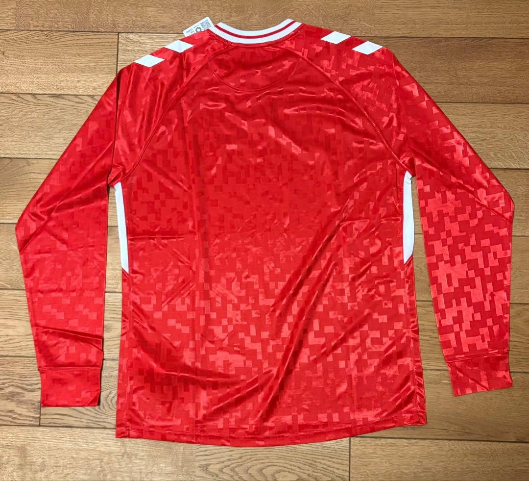 デンマーク代表 2024 ホーム 長袖レプリカユニフォーム