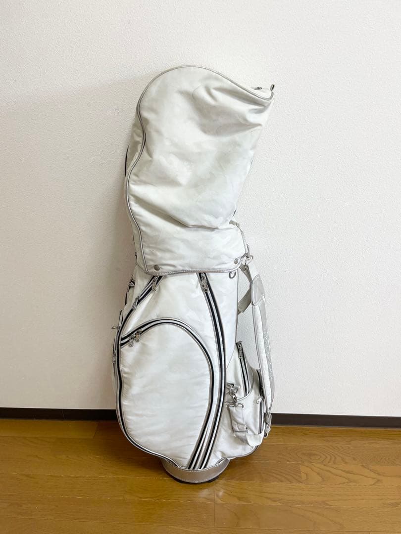 MARK&LONA ゴルフバッグ ホワイト　マークアンドロナ　マクロナ