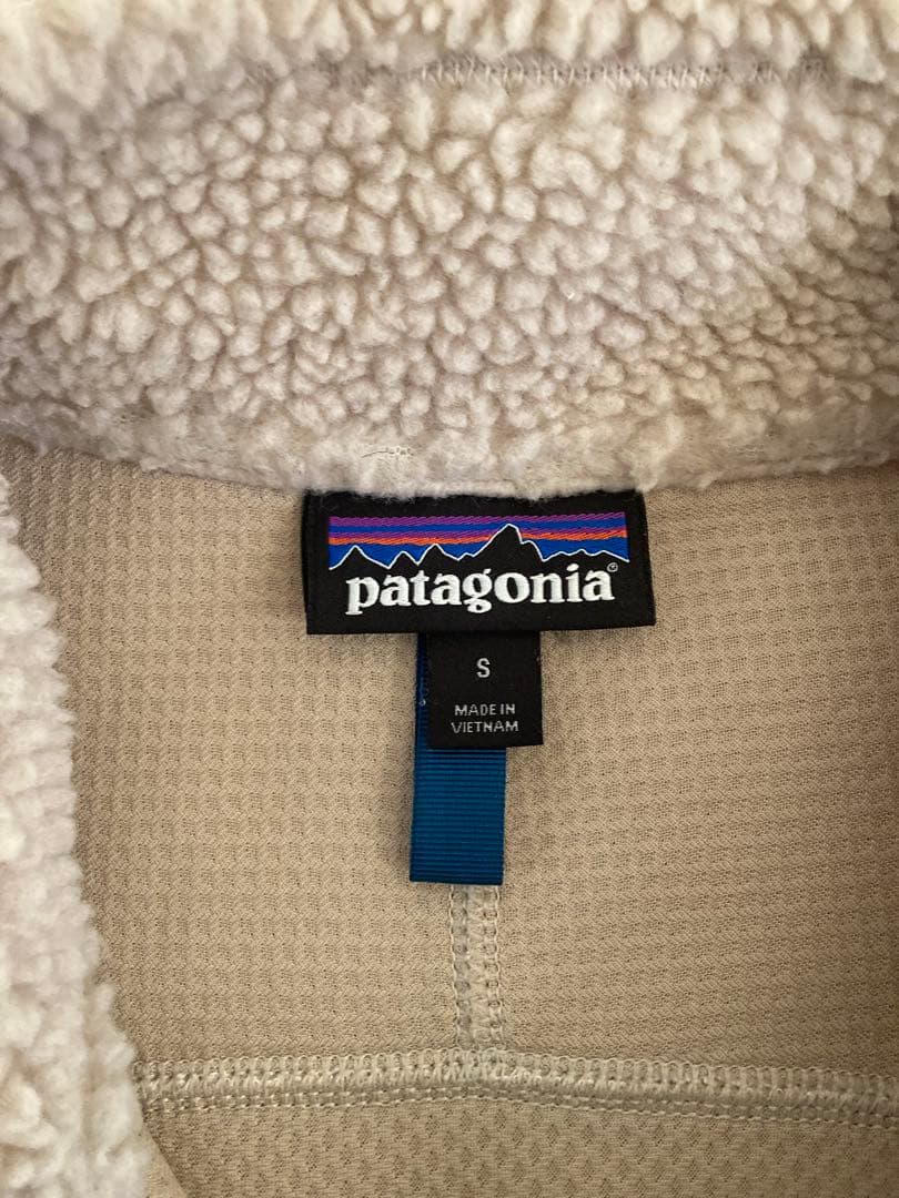 patagonia レトロXフリースベスト　サイズS ナチュラル