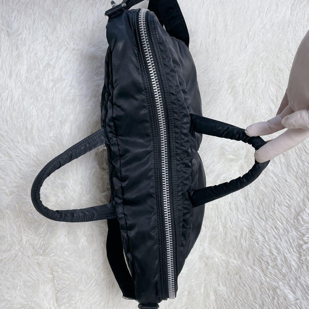 美品 PORTER タンカー 2way ブリーフケース ラウンドジップ