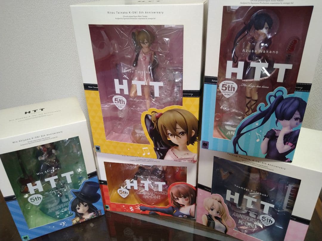 けいおん！ HTT 5th Anniversary フィギュアセット