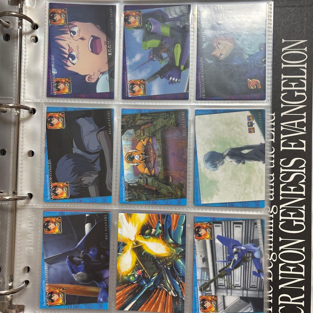 CR新世紀エヴァンゲリオン 最後のシ者 カードダスマスターズ バインダー カード