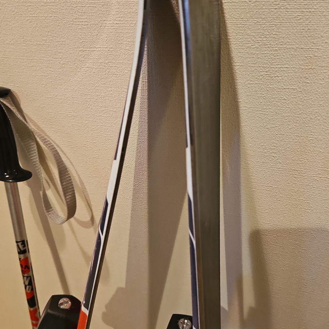 BXB スキー板108、ストック85、スキーケース(迷彩柄)　セット販売