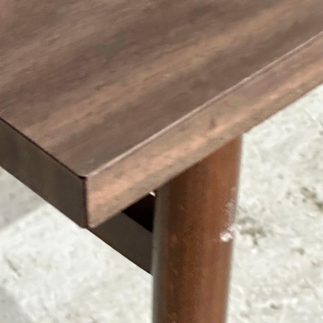 ✦80s✦ ミッドセンチュリー 昭和レトロ ローテーブル 棚付 応接 木製