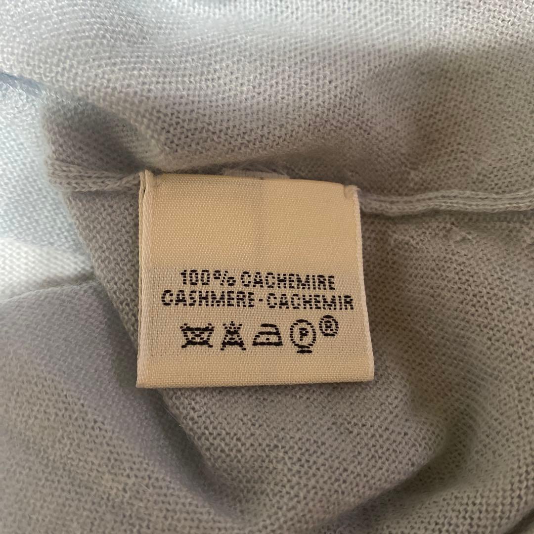 【送料無料】 HERMES アンサンブル カーディガン Mサイズ シルク 切替