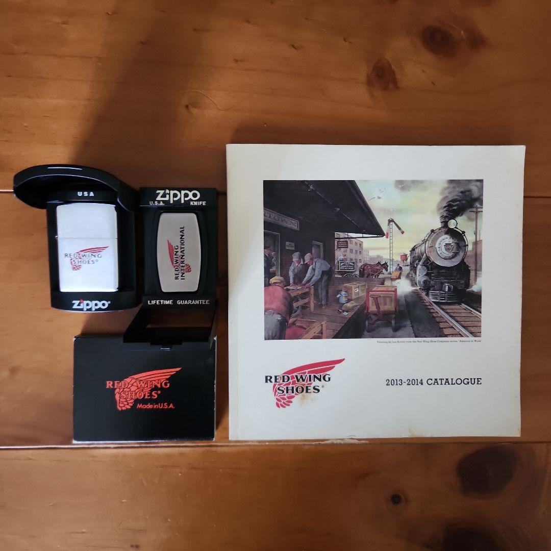REDWING　ZIPPO　マネークリップ　記念プレート　ブーツカタログ