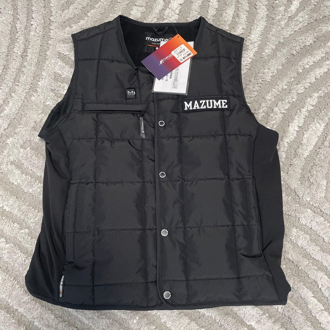 MAZUME ヒーターベスト L ブラック　マズメ