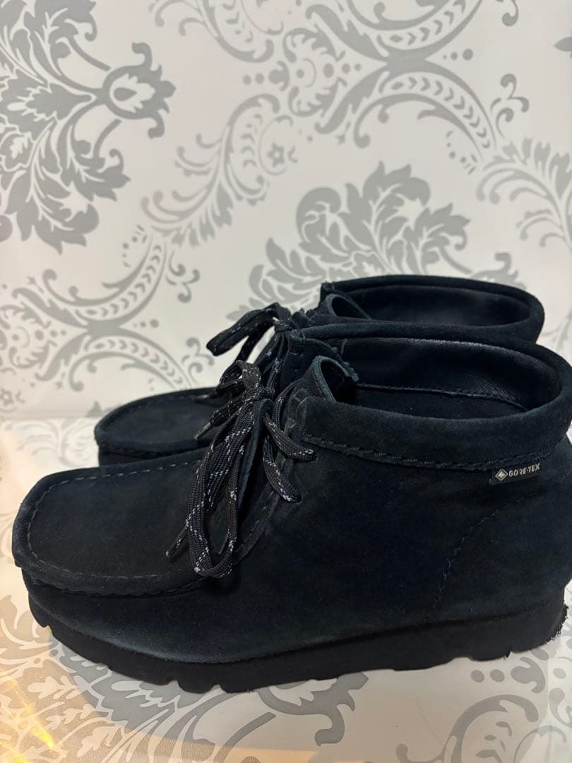 【Clarks】 クラークス ワラビーブーツ ゴアテックス ブラック 防水