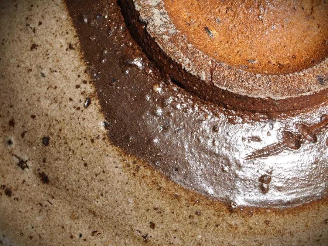 希少作★中川自然坊★絵唐津皿（２０，５ｃｍ）