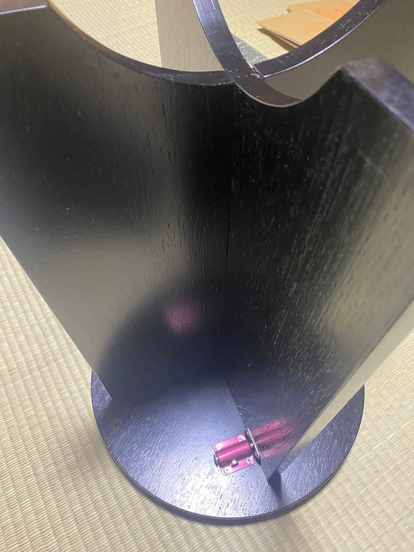 茶道具　立礼　円椅子2脚　組立式 円坐付き