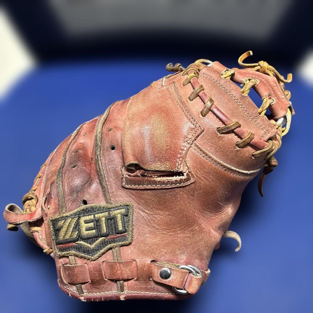 ZETT 硬式野球グローブ 赤キャッチャーミット超即戦力！！