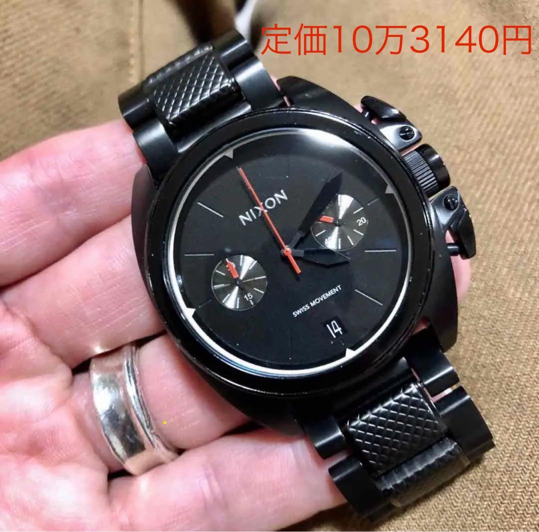 美品 NIXON ニクソン THE ANTHEM CHRONO アンセム クロノ